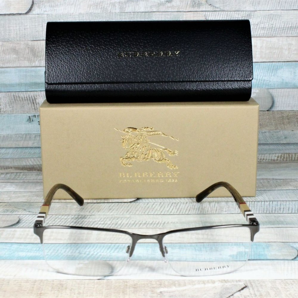 Burberry Gunmetal 55mm Eyeglasses - Picture 2 of 3